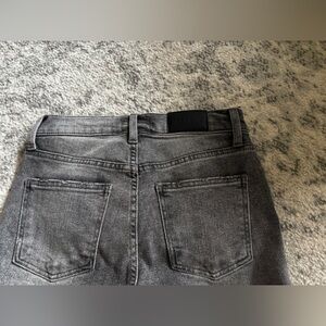 Bloomingdale's Pistola Cassie Super HighRise Straight Jeans Black Size: 25/ US 2
